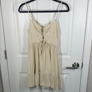 Roxy Ivory lace front dress size small